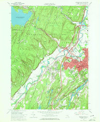 Kingston West 1964 topographic map thumbnail