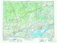 Kingston 1954 topographic map thumbnail