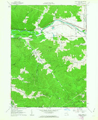 Knapp Creek 1961 topographic map thumbnail