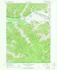 Knapp Creek 1961 topographic map thumbnail