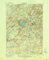 Lake Bonaparte 1916 topographic map preview