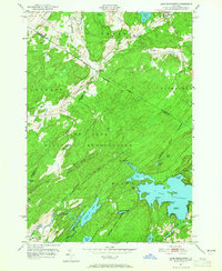 Lake Bonaparte 1951 topographic map preview