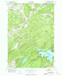 Lake Bonaparte 1951 topographic map preview
