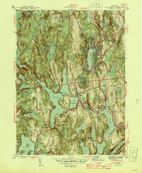 Lake Carmel 1944 topographic map thumbnail