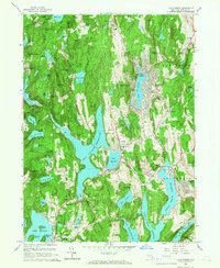 Lake Carmel 1960 topographic map thumbnail