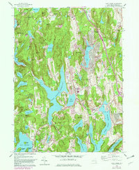Lake Carmel 1960 topographic map thumbnail