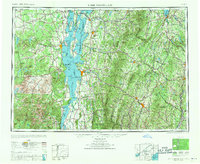 Lake Champlain 1958 topographic map thumbnail