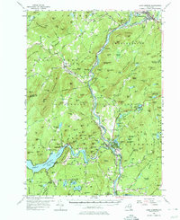 Lake Luzerne 1955 topographic map thumbnail