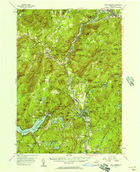 Lake Luzerne 1955 topographic map thumbnail