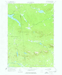 Lake Ozonia 1964 topographic map thumbnail