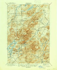 Lake Placid 1898 topographic map thumbnail
