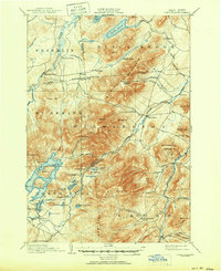 Lake Placid 1898 topographic map thumbnail
