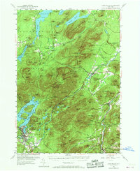 Lake Placid 1953 topographic map thumbnail