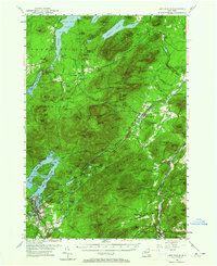 Lake Placid 1953 topographic map thumbnail