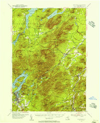 Lake Placid 1953 topographic map thumbnail