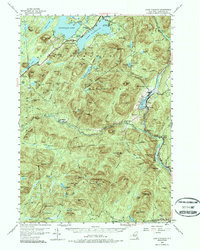 Lake Pleasant 1954 topographic map thumbnail
