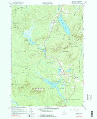 Lake Titus 1964 topographic map thumbnail