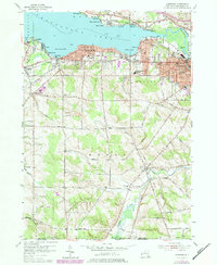 Lakewood 1954 topographic map thumbnail