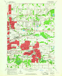 Lancaster 1965 topographic map thumbnail