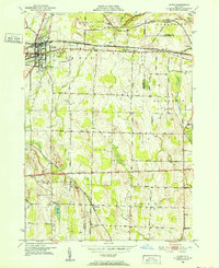 Le Roy 1950 topographic map thumbnail