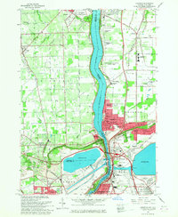 Lewiston 1965 topographic map thumbnail
