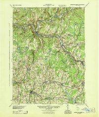 Livingston Manor 1944 topographic map thumbnail