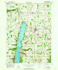 Livonia 1951 topographic map thumbnail