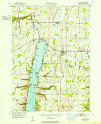 Livonia 1951 topographic map thumbnail