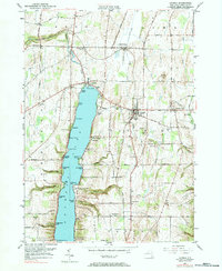 Livonia 1951 topographic map thumbnail
