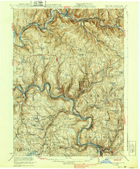 Long Eddy 1923 topographic map thumbnail