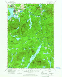 Long Lake 1955 topographic map thumbnail