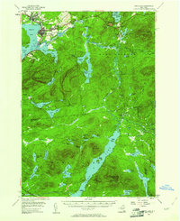 Long Lake 1955 topographic map thumbnail