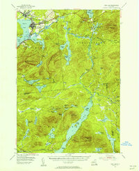 Long Lake 1955 topographic map thumbnail