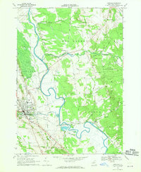 Lowville 1966 topographic map thumbnail