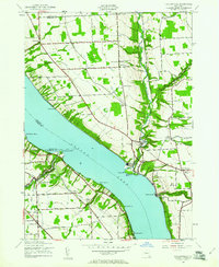 Ludlowville 1942 topographic map thumbnail
