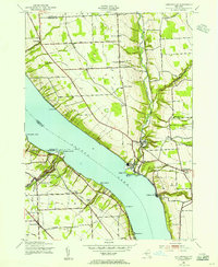 Ludlowville 1942 topographic map thumbnail
