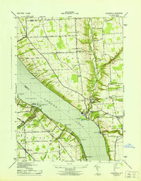 Ludlowville 1943 topographic map thumbnail
