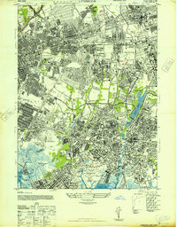 Lynbrook 1947 topographic map thumbnail