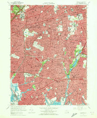 Lynbrook 1969 topographic map thumbnail