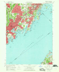 Mamaroneck 1967 topographic map thumbnail