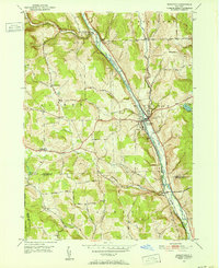 Marathon 1950 topographic map thumbnail