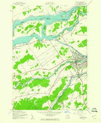 Massena 1942 topographic map thumbnail