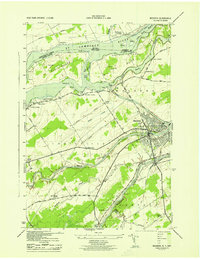 Massena 1943 topographic map thumbnail