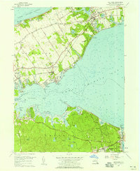 Mattituck 1956 topographic map thumbnail