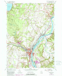 Mechanicville 1954 topographic map thumbnail
