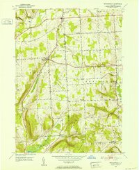Mecklenburg 1950 topographic map preview