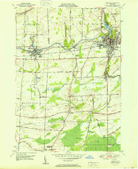 Medina 1951 topographic map thumbnail