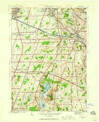 Mendon Ponds topographic map thumbnail