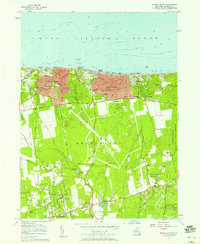 Middle Island 1956 topographic map thumbnail