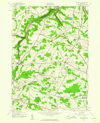Millers Mills 1943 topographic map thumbnail